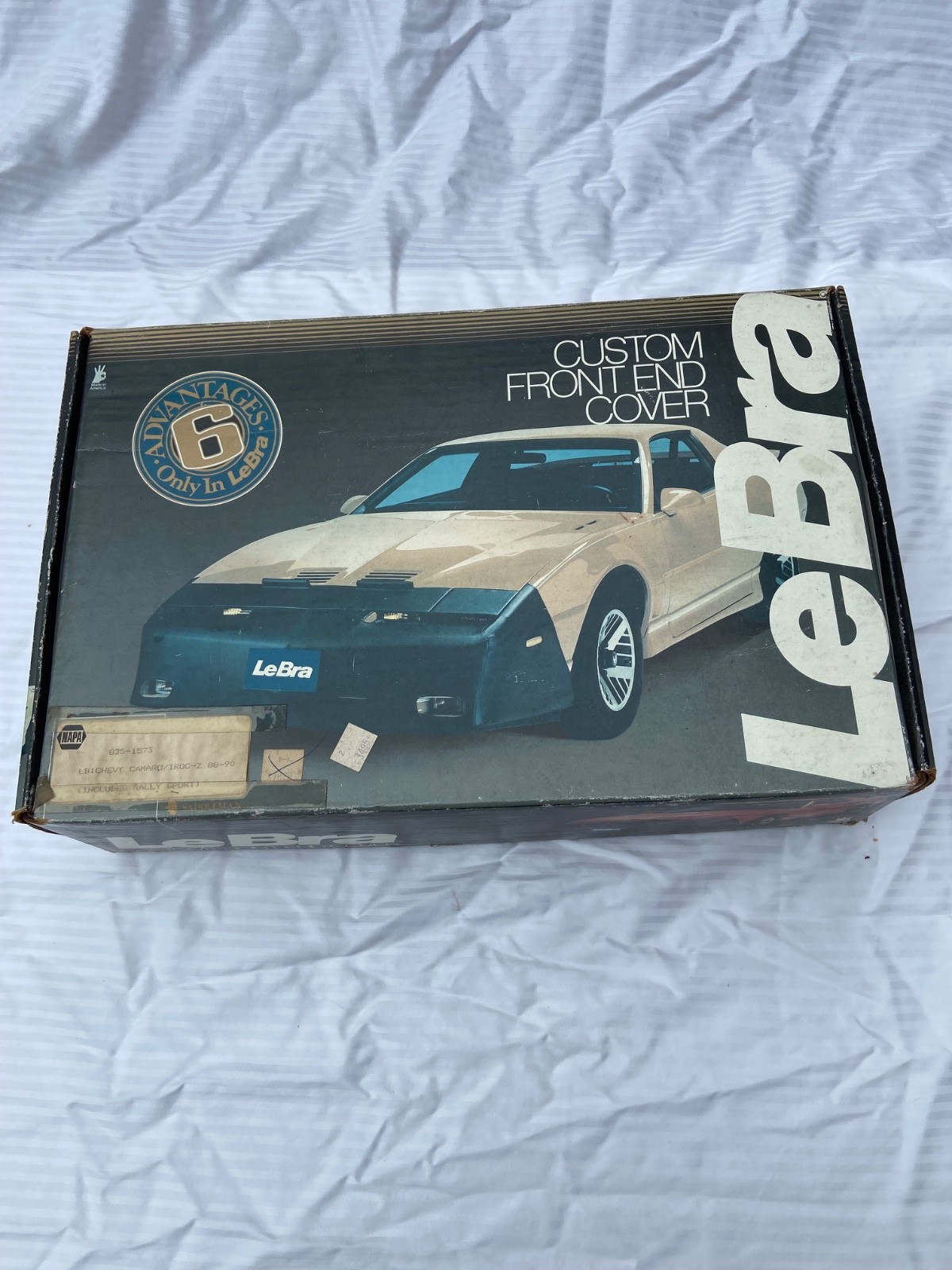LeBra Custom Front End Cover 1988 1989 1990 Camaro IROC RS Vintage original box!