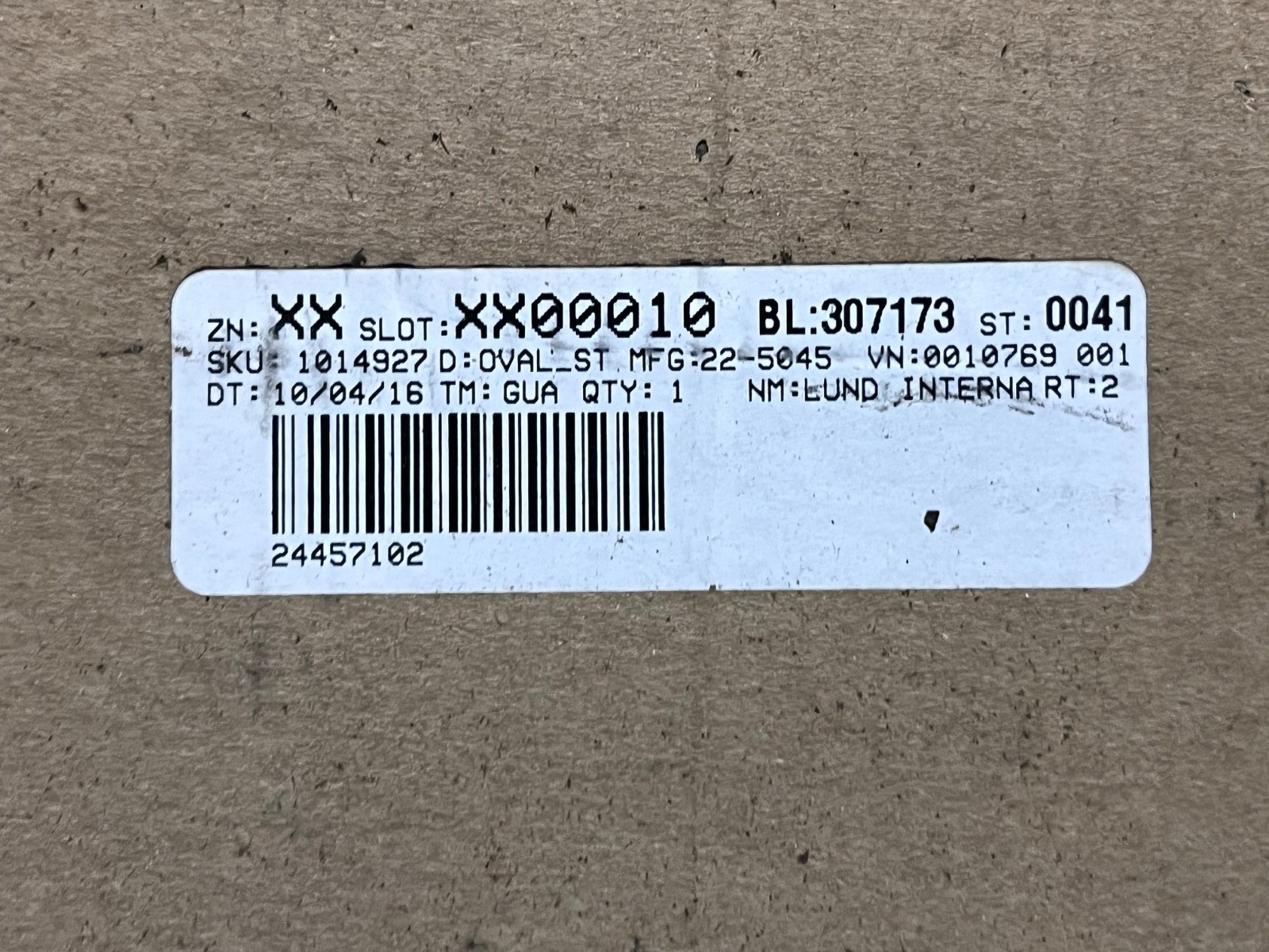 New open box Westin 22-5045 91″ Black Oval Tube Step 09-18 F150 99-18 F250 Duty