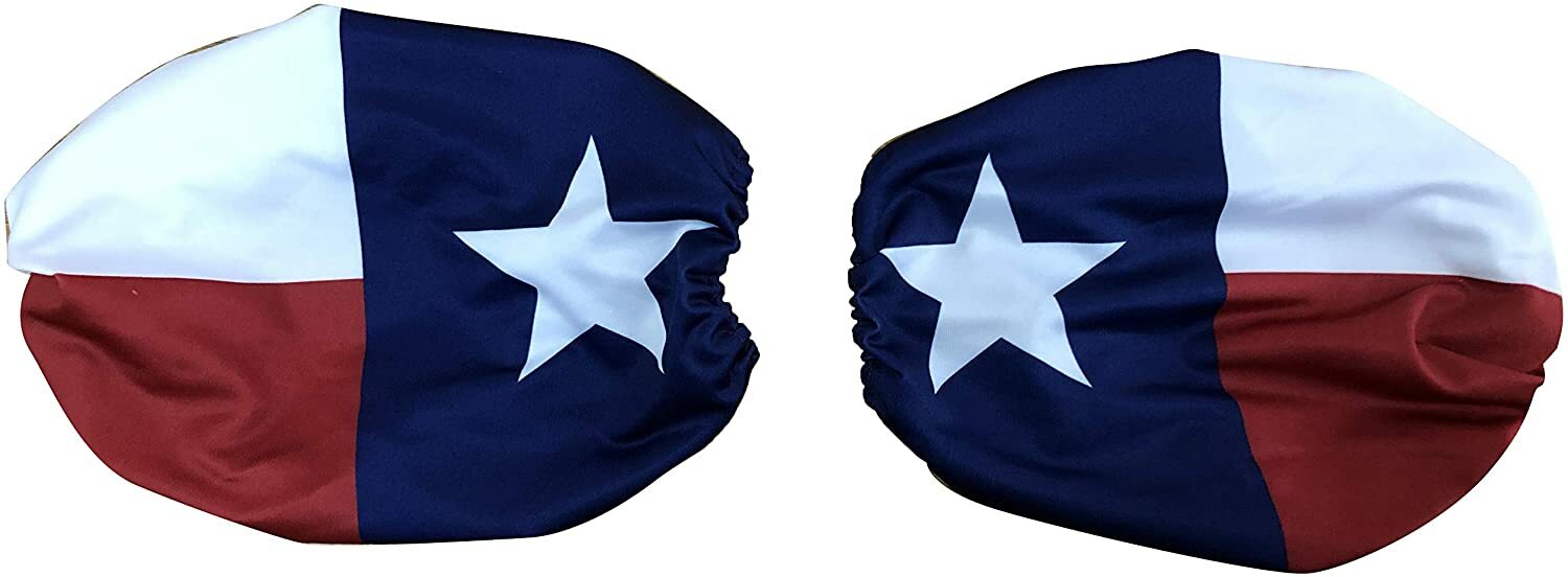 Texas Flag Side Mirror Covers for Cars – Set of 2, 4th of July, 250th