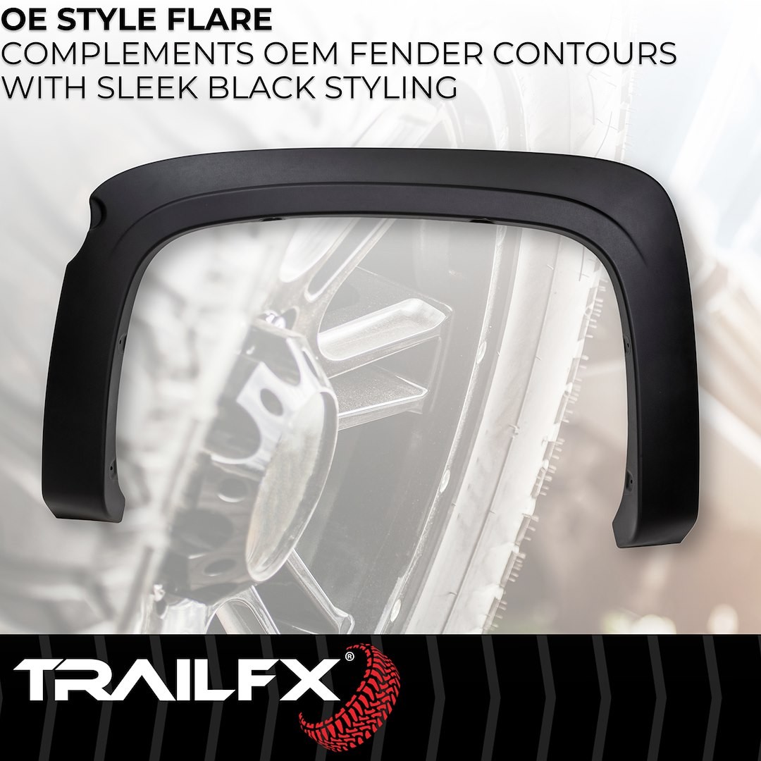 TRAILFX OE STYLE FLARE SMOOTH SET OF 4- TFC3003OE