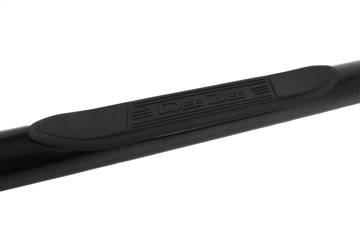 Dee Zee Textured Black Steel Side Steps 3 in. Round Cab Length +BLK/NB Fits Chev