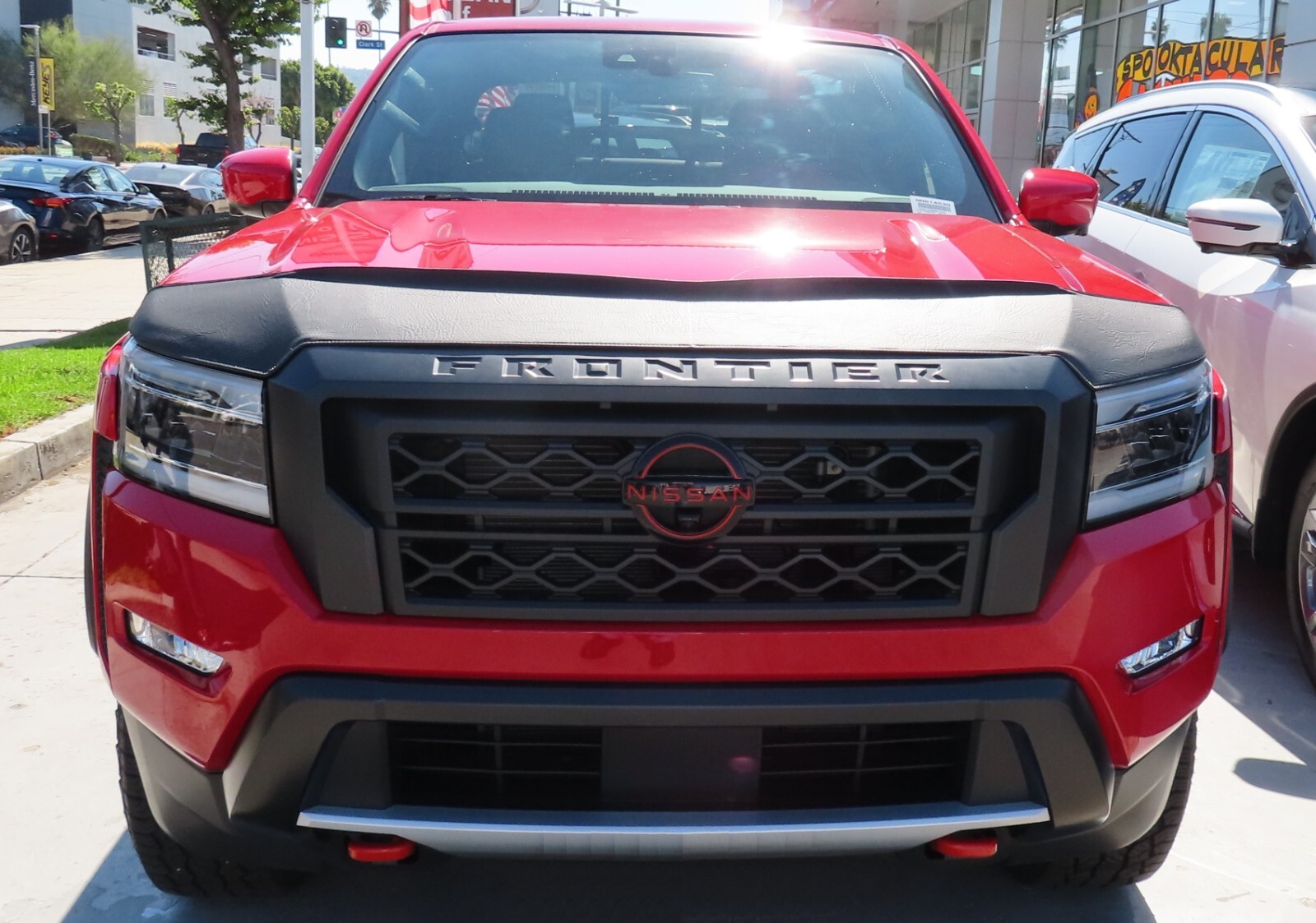 Lebra Hood Protector Mini Mask Bra Fits 2022-2024 Nissan Frontier With Flares