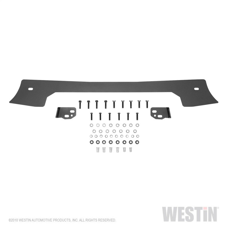 Westin 2018-2026 Jeep Wrangler JL Front Bumper Skid Plate – Textured Black