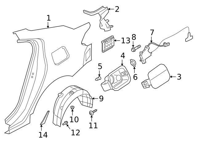 Genuine Hyundai Stone Guard 84211-G9000