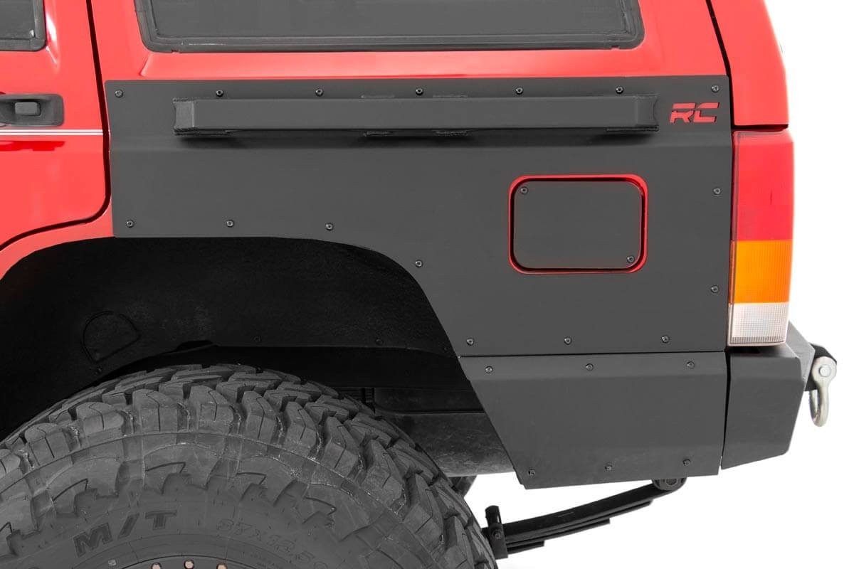 Rough Country Rear Fender Panel Armor-Black for 84-96 Cherokee XJ 10578