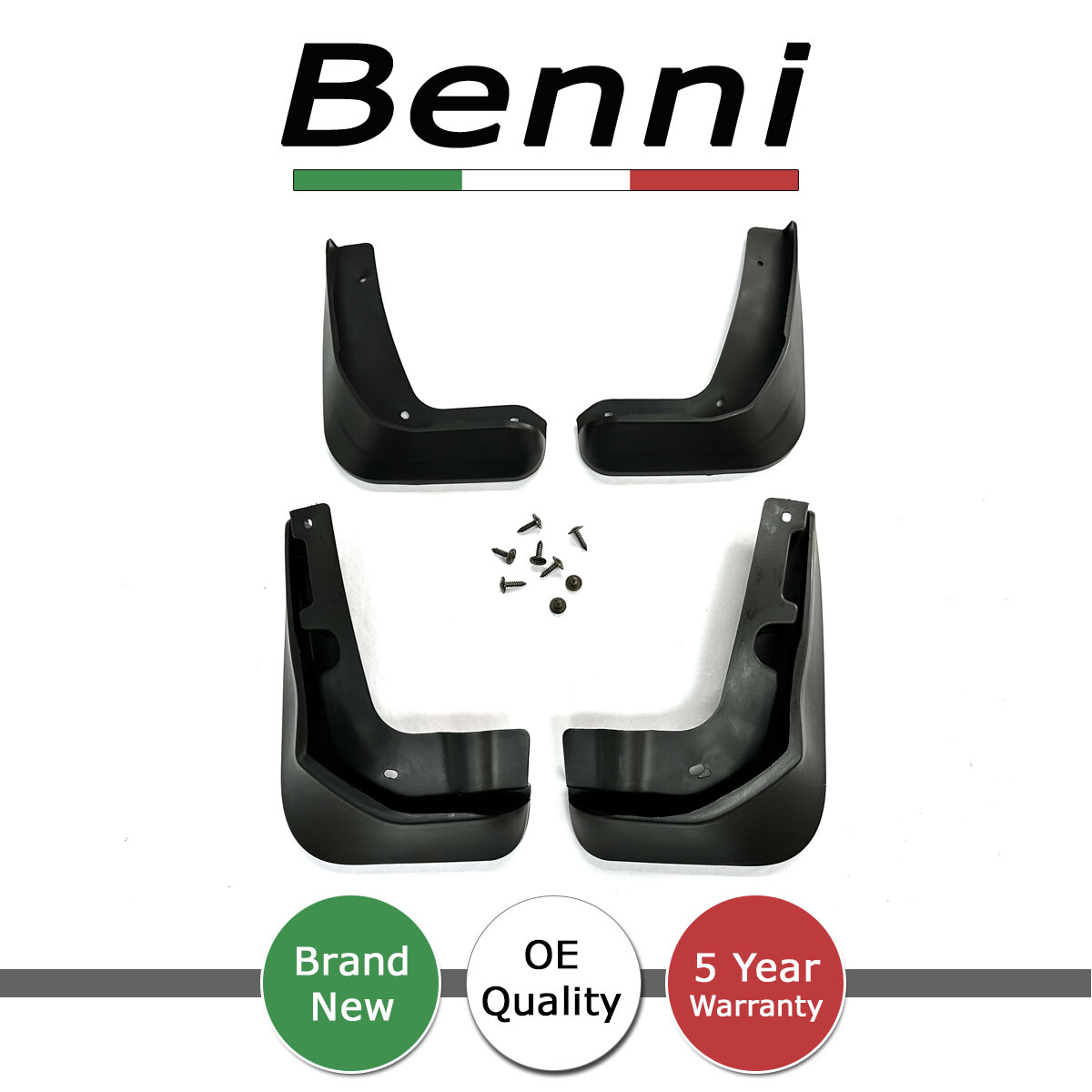 Easy Fit Mudflaps Front Rear For Ford Focus Hatchback 2012-2018 Benni