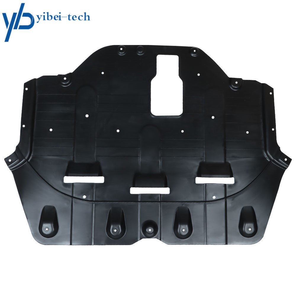 Black Front Engine Splash Shields Under Cover For Hyundai Sonata 2015 2016 2017