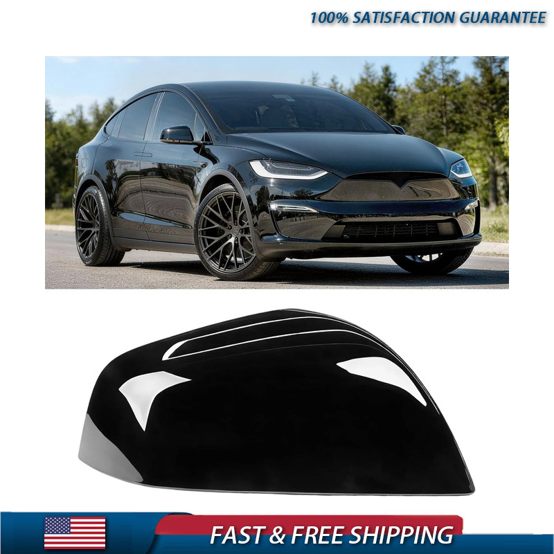 Tesla Model X Mirror Cover 2016-2025 Right Passenger Side Clip-on Cover Cap