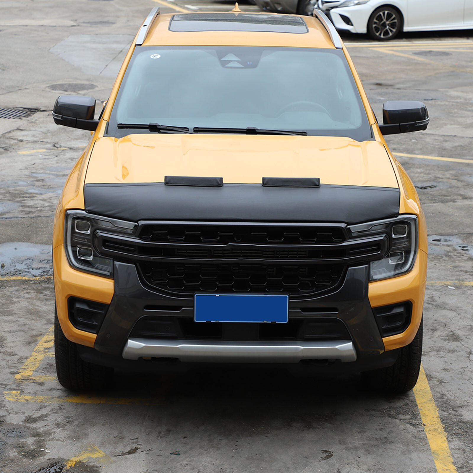 Front Hood Bonnet Mask Hood Bra Engine End Bra Protector Fits Ford Ranger 2024+