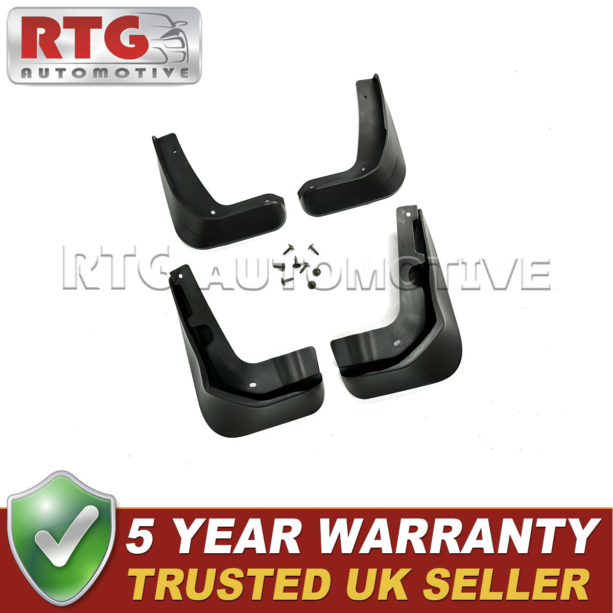 Tailored Mud Flaps Set of 4 For Ford Focus Hatchback 2012-2018 RTG
