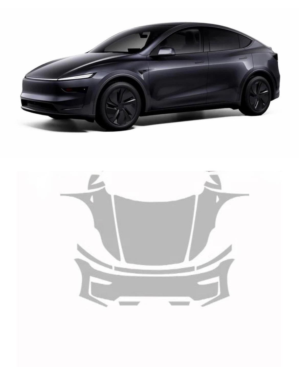 3M PPF Full Front PreCut Kit For Tesla Model Y Juniper 2025 | Paint Protection