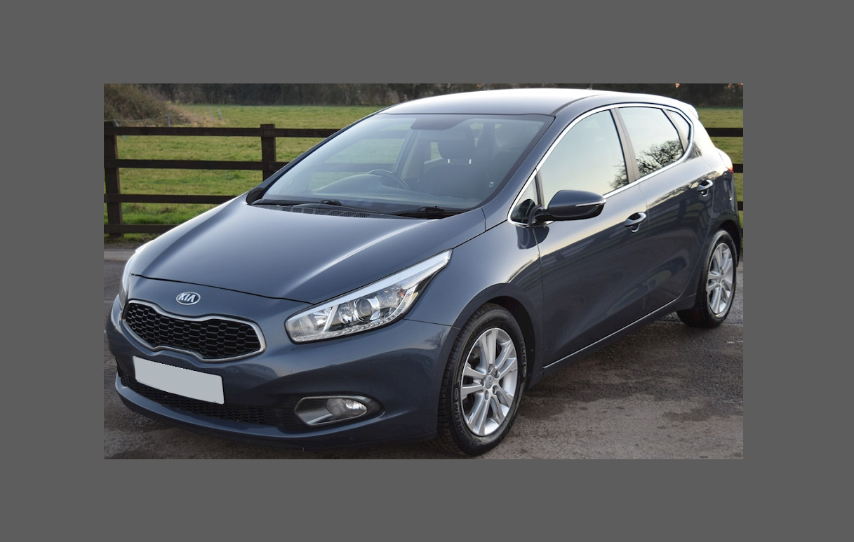 Fits Kia Ceed 13-16, Front Bumper CLEAR Stone Chip Guard Paint Protection Film