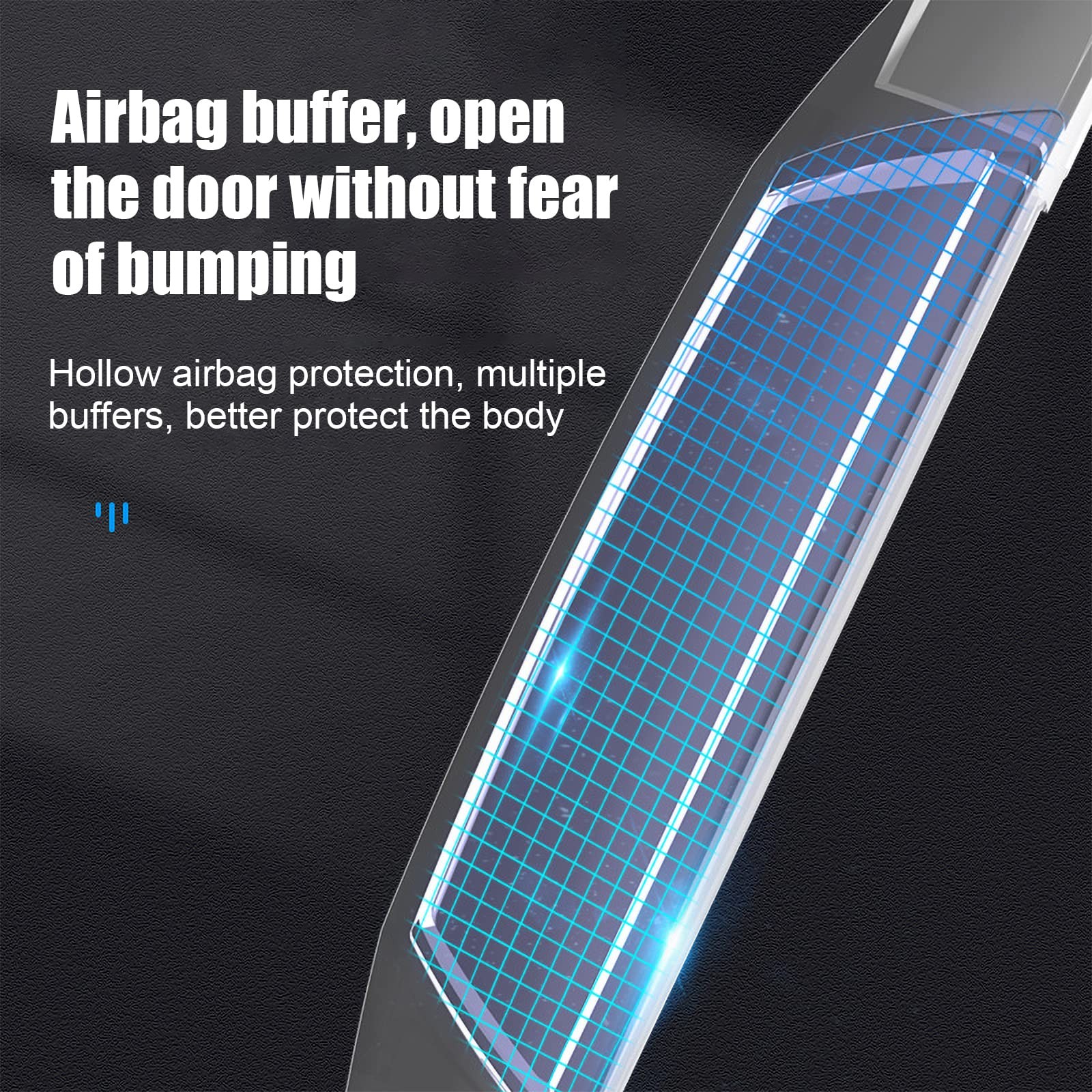 Miytsya Pack-4 Auto Door Side Edge Protection Guard 4 PCS, Transparent