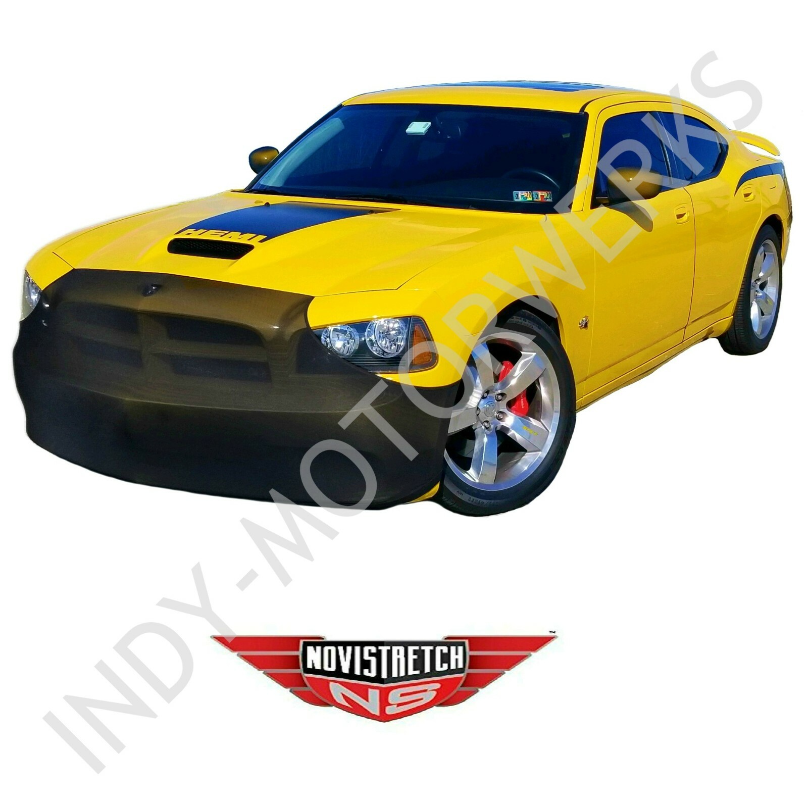 CHARGER NOVISTRETCH FRONT + MIRROR STRETCH MASK BRA COMBO FITS 06-23 CHARGERS