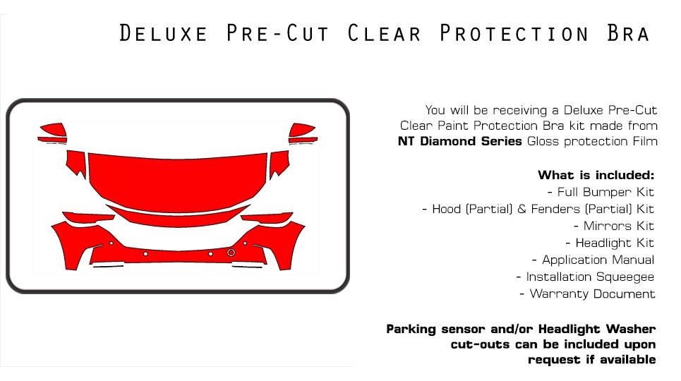Mazda CX-50 2023-2025 PreCut Paint Protection Film Clear Bra PPF