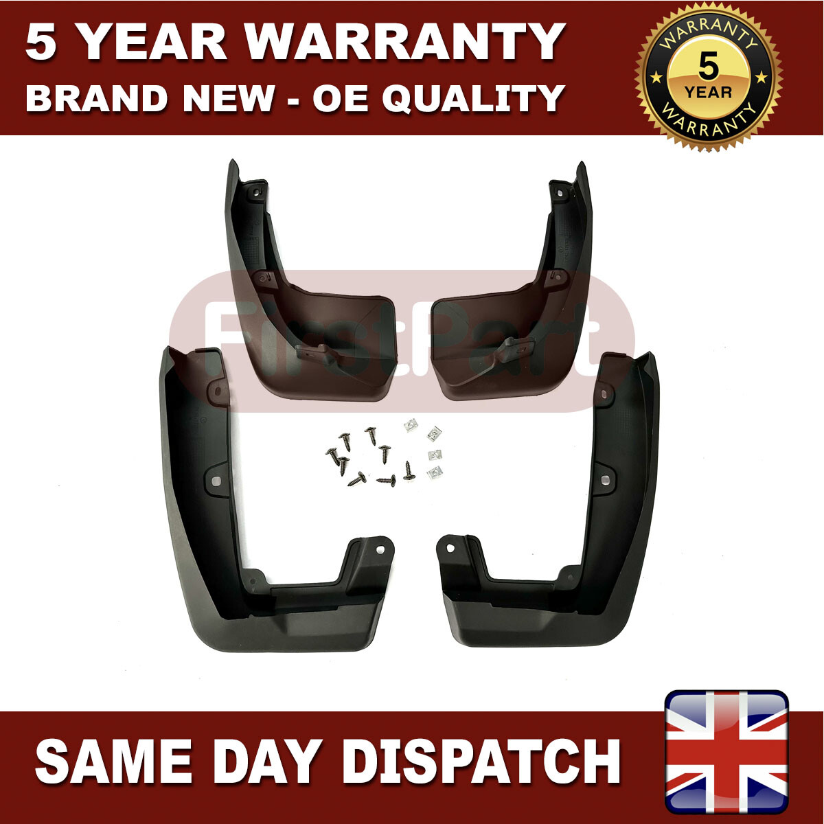 Direct Fit Mudflaps FR RR For Honda CR-V 2017-2020 Firstpart