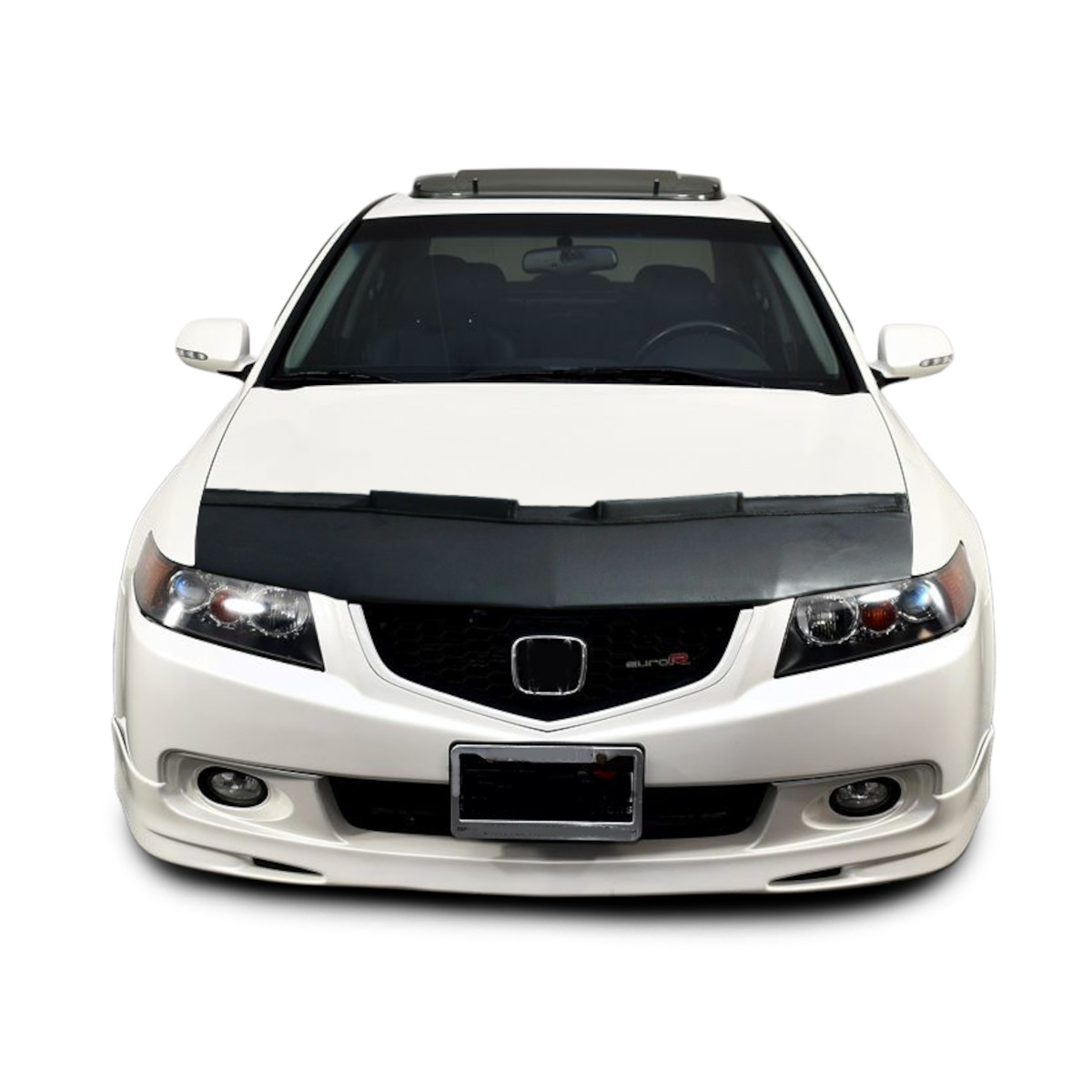 Black Car Bonnet Hood Bra Cover Mask For Acura TSX 2004-2008