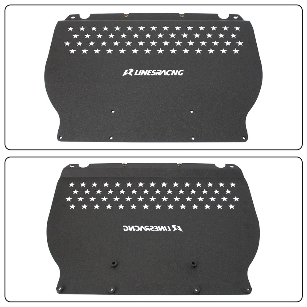 Oil Cooler Skid Plate Underhood Shield For BMW X3 X4M F97 F98 S58 3.0L Black