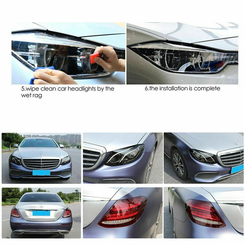 Precut Car Body Side Door Panel Clear Protection Film Repair Sticker For Tesla Y