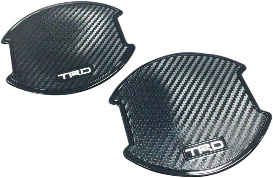 TRD Aftermarket Door Handle Protectors Black Set of 2 for Toyota Aqua MXPK10