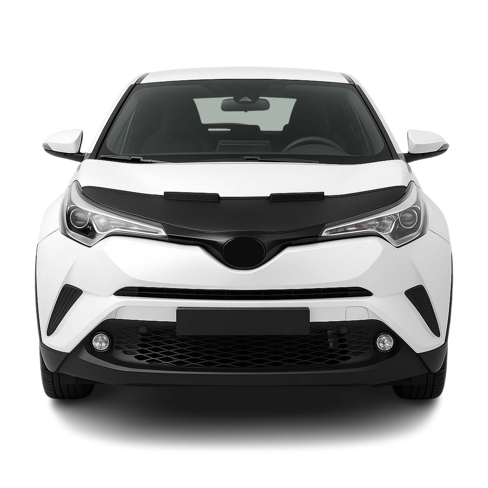 Car Bonnet Mask Hood Bra for Toyota C-HR 2018-2022 Black 1 Pc