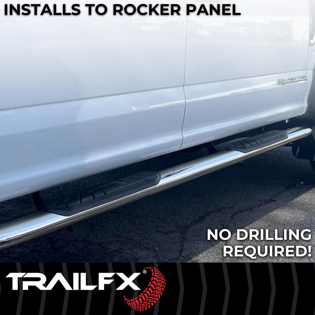 TrailFX Step Nerf Bar | A1003S*NERF BAR Trail FX STEP BAR SIDE BAR CRASH BAR