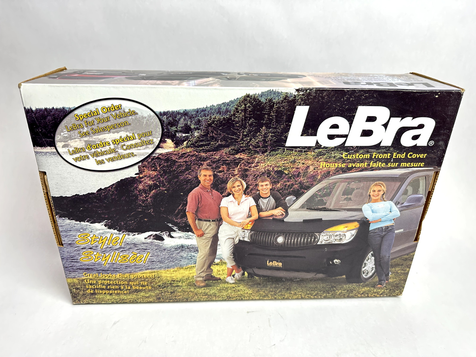 Lebra Front End Mask Cover Bra Fits 1996 1997 1998 DODGE CARAVAN w/ Fog Openings
