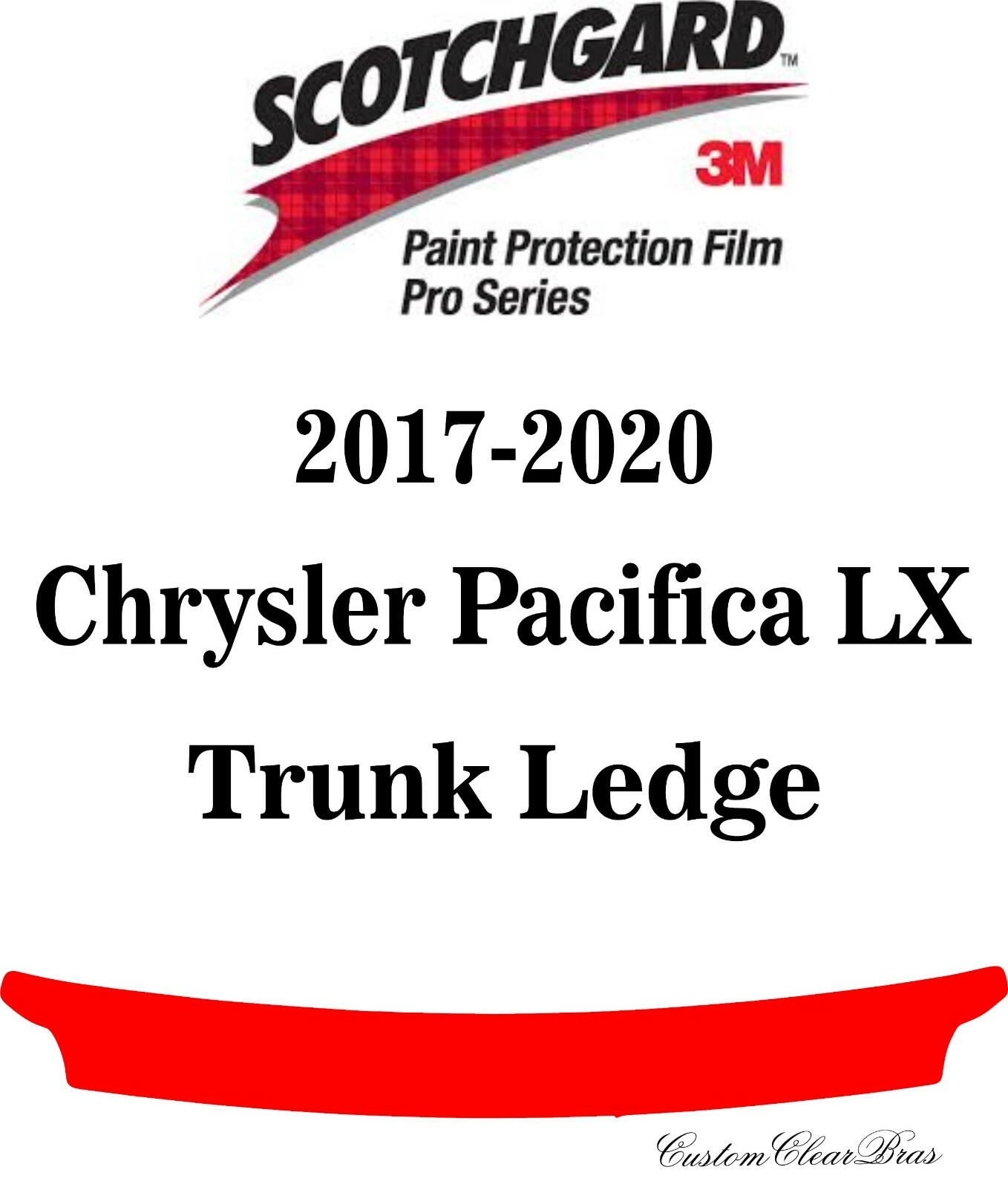 3M Scotchgard Paint Protection Film Pro Series 2017 – 2020 Chrysler Pacifica LX