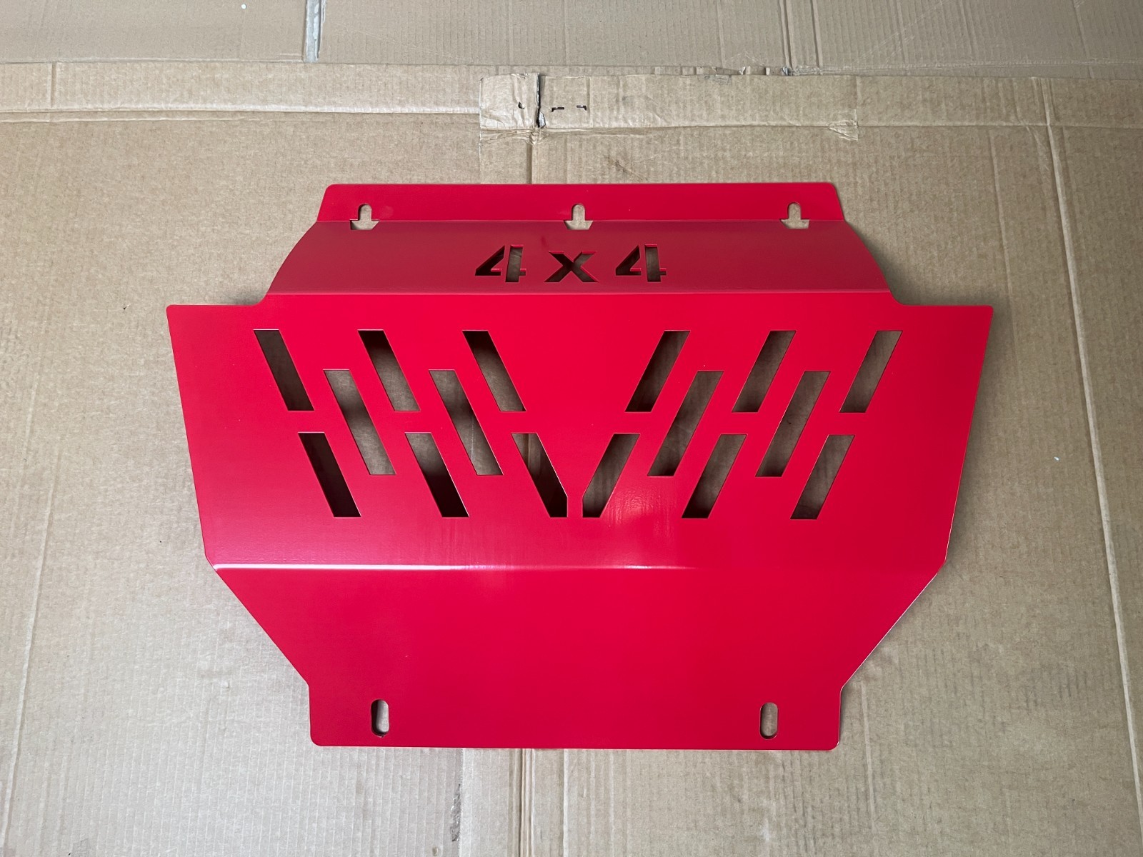 Bash Plate Red for Isuzu Dmax 2012-19 3mm Front Engine Sump Guard Protection 1PC