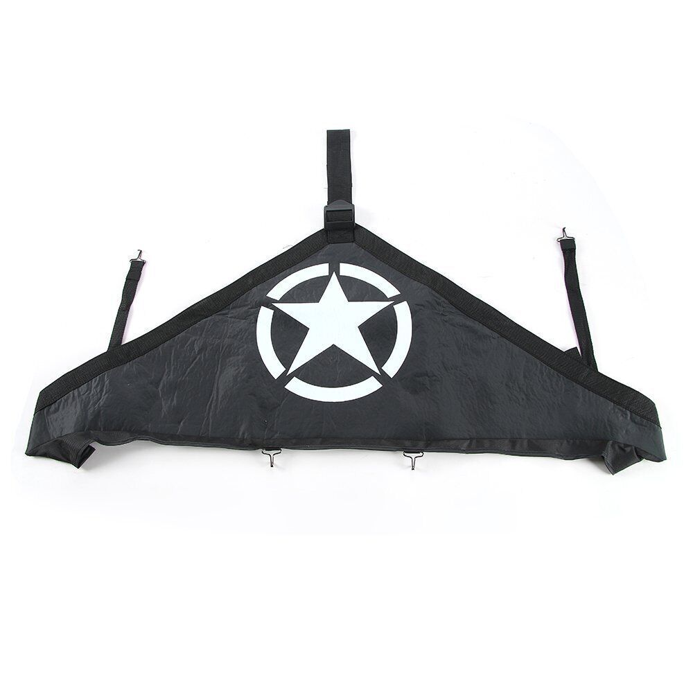 Front Hood Cover Bra Protector T-Style for Jeep Wrangler JK JKU 2007-2018 (Star)