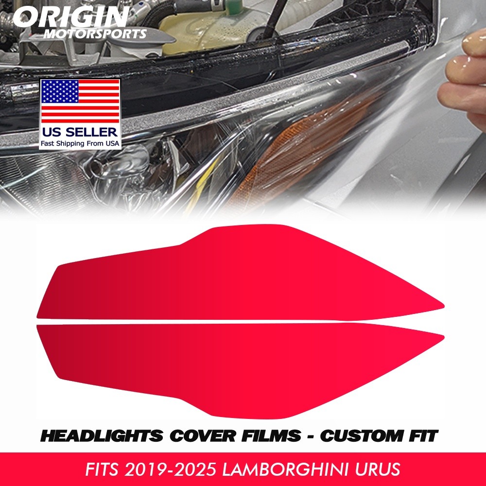 PreCut Headlights Protection Clear Covers Bra PPF For 2019-2025 Lamborghini URUS