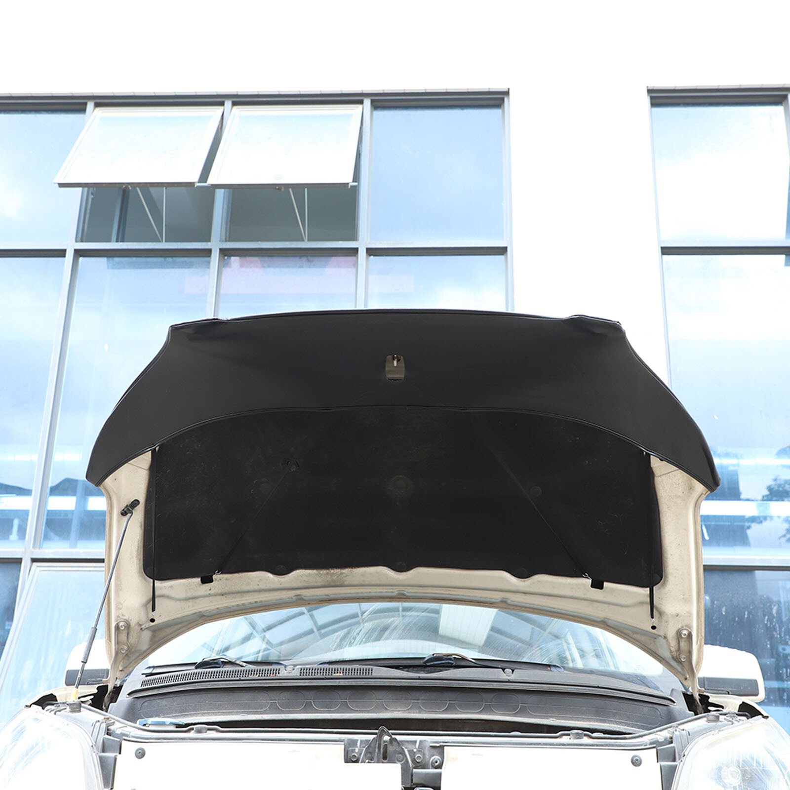Front End Bumper Hood Mask Bra Cover Protection For Kia Soul 2009.-2013 Lether