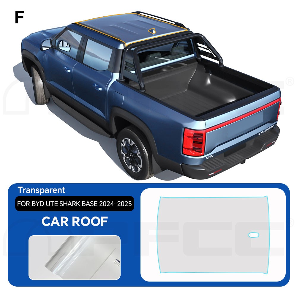 For BYD SHARK 2024-2025 PRO Full Car PreCut PPF Kit Paint Protection Matte TPU
