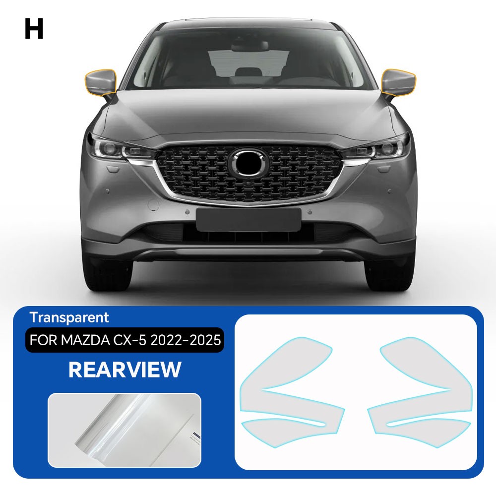 Mazda CX-5 CX5 2022-2025 Rearview Mirror PreCut Paint Protection Clear Bra PPF
