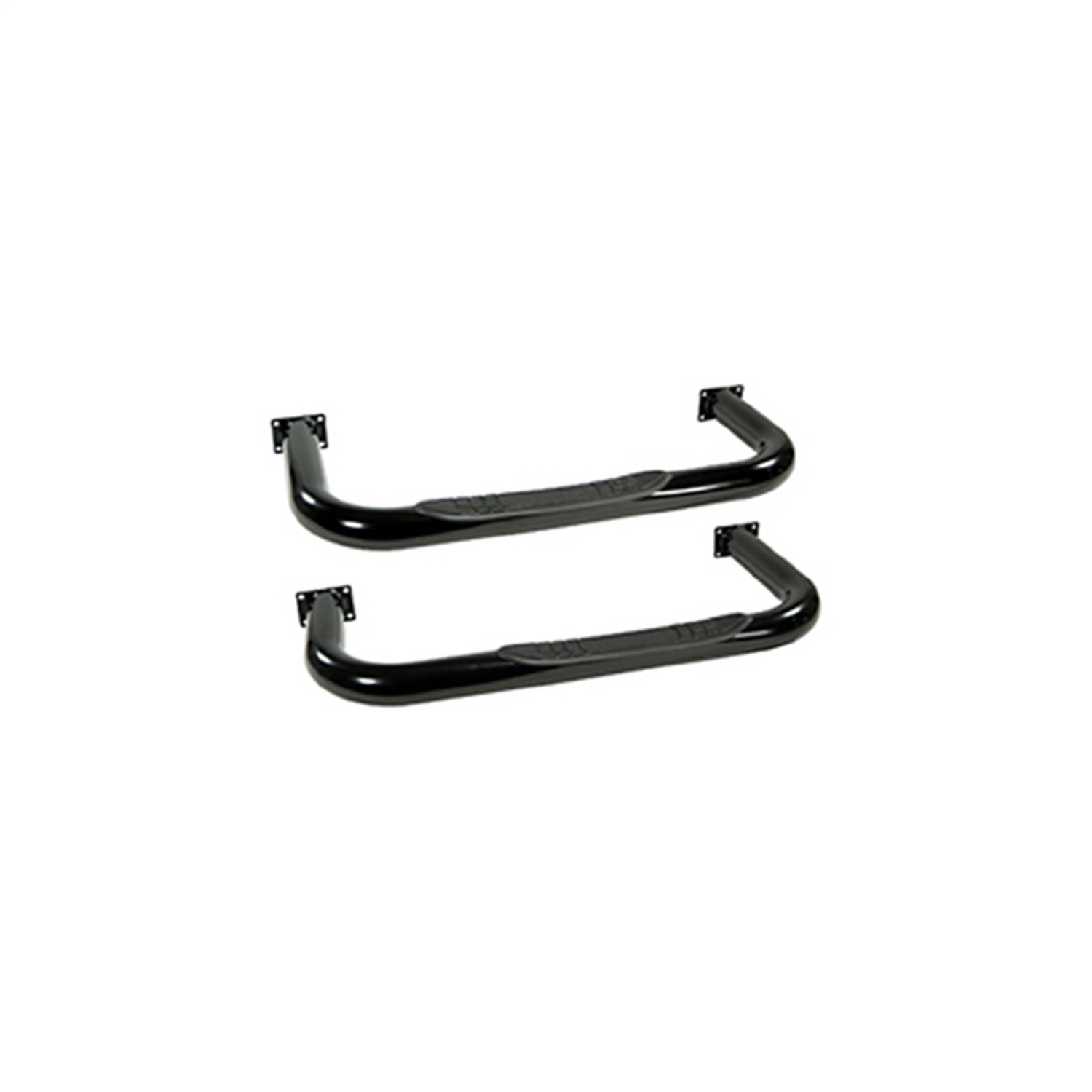 Rugged Ridge 11590.01 Tube Side Step Kit Round 3 Inch Black for 76-83 Jeep CJ5