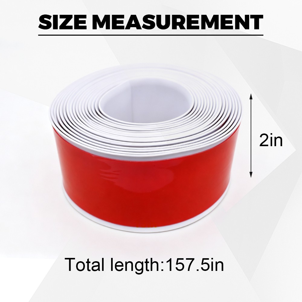 For Chrysler 13FT Rubber Side Skirt Rocker Panel Trim Bumper Protector Strip