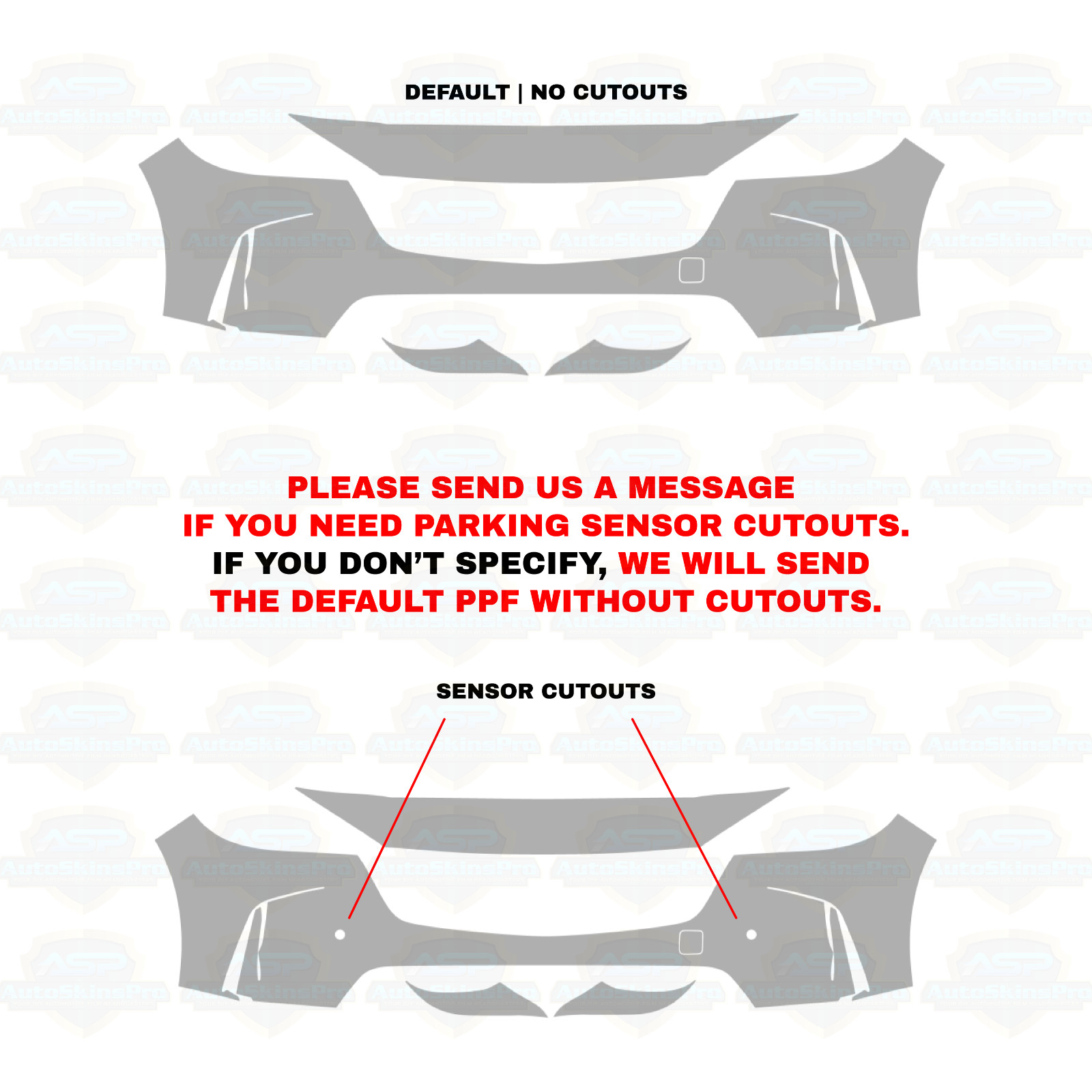 Precut Paint Protection Film for 2024-2025 Mazda CX-90 4D SUV Front Bumper