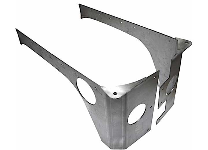 EVO EVO-1070-4D For 07-18 Wrangler JK 4D Rear RockSkin Steel Corner Guards