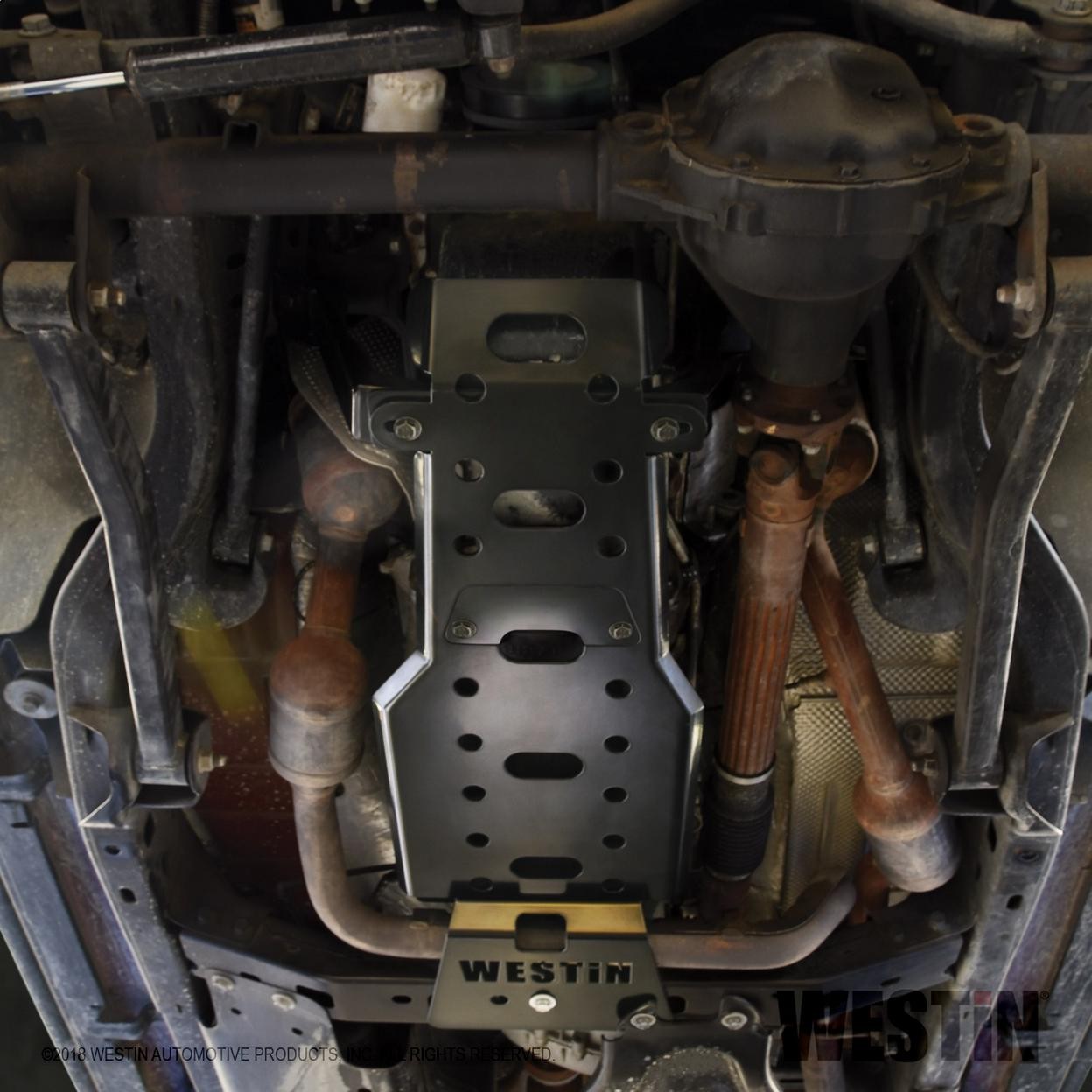 Westin Skid Plate Oil Pan/Transmission Skid Plate Wrangler JK 2012-2018