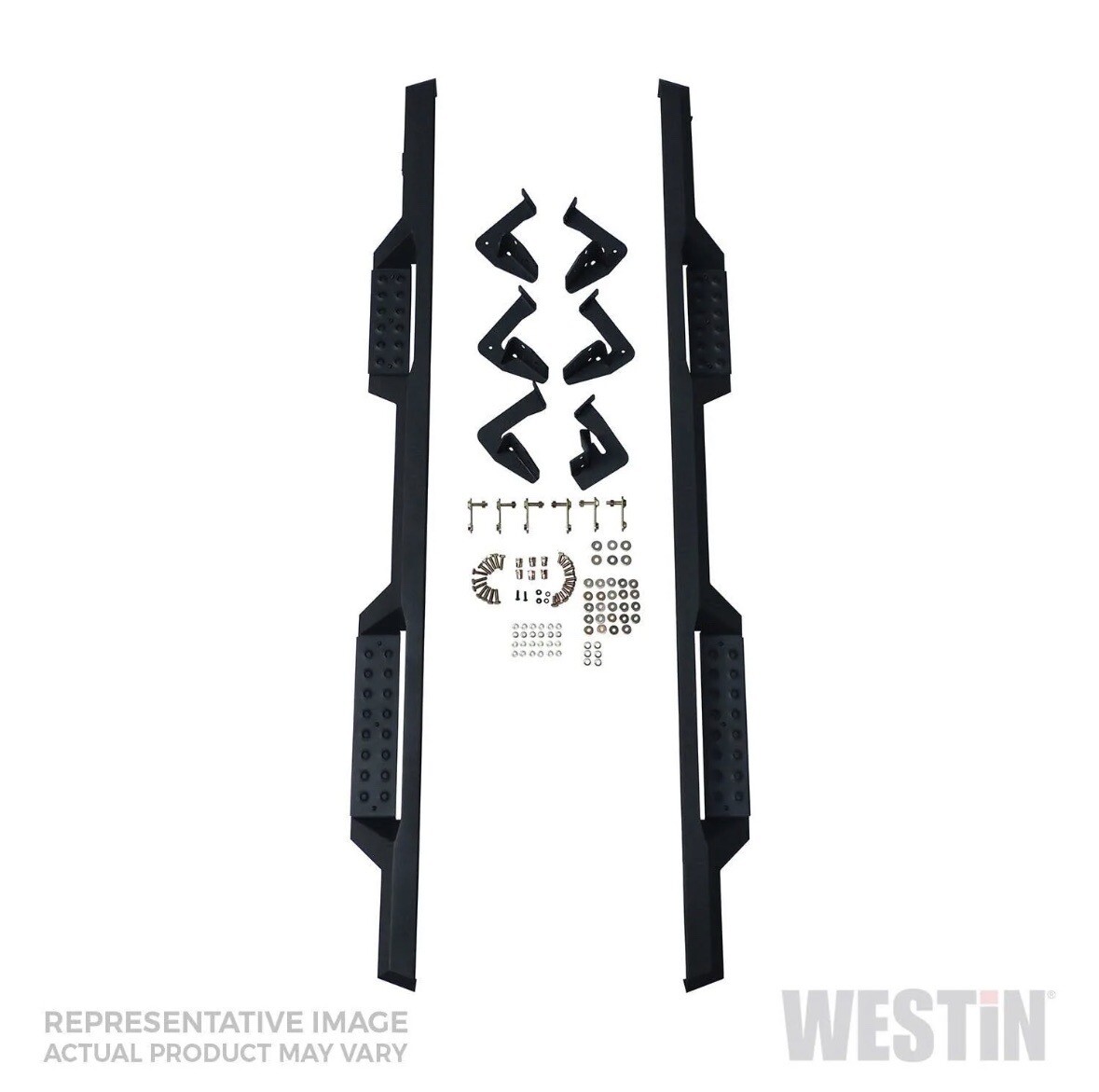 Westin For 17-18 Titan / 16-18 Titan XD HDX Cab Length Black Drop Steps 56-14025