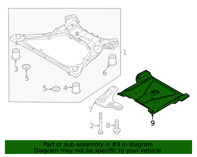 Genuine Kia Under Cover 62408-CW000