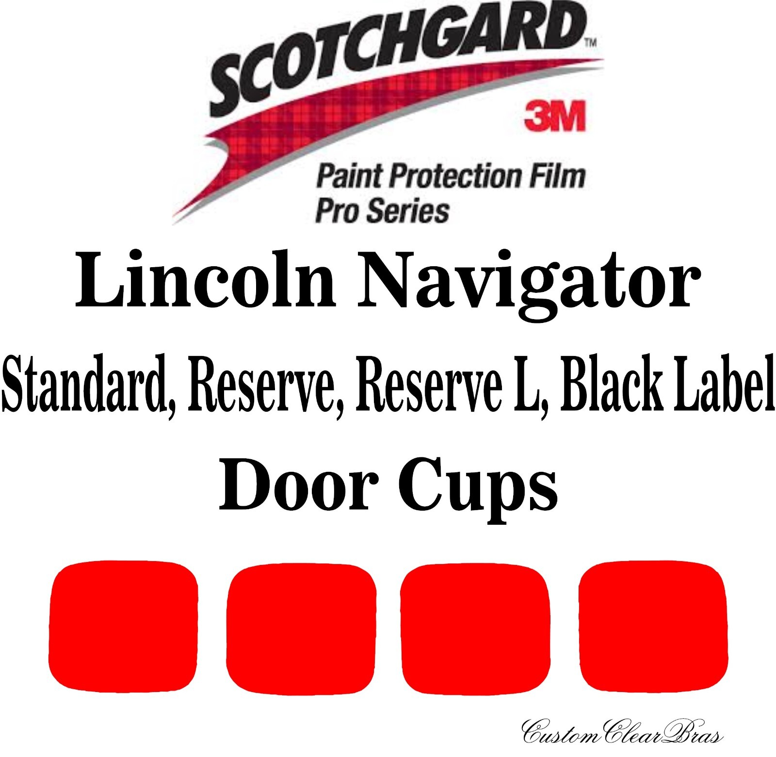 3M Scothgard Paint Protection Film Pro Series 2022 2023 2024 Lincoln Navigator