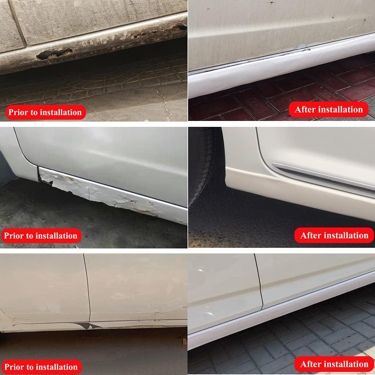13FT Side Skirt Rocker Panel Trim Customized For Toyota Bumper Protector Strip