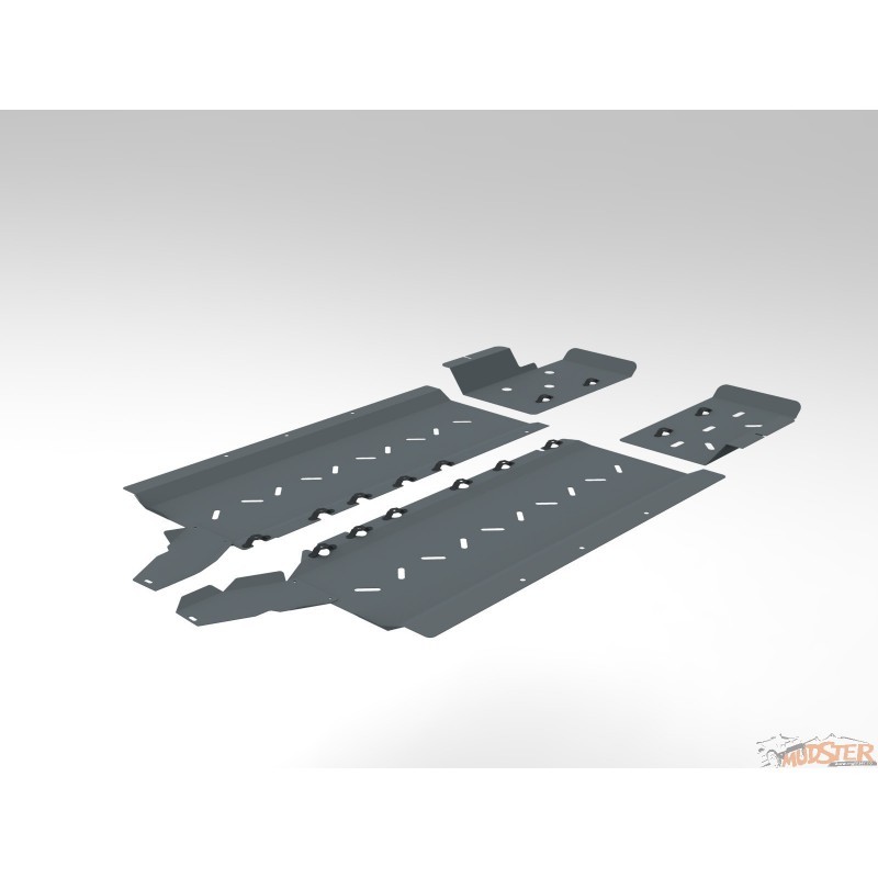 Mid-section & fuel tank aluminum alloy shields pack (Duster 3 / Bigste