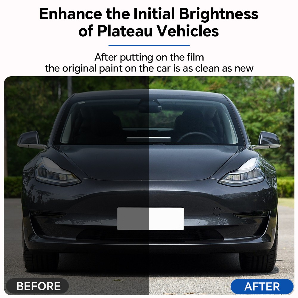 2017-2023 Tesla Model 3 Front Bumper Precut Paint Protection Film Clear PPF TPU