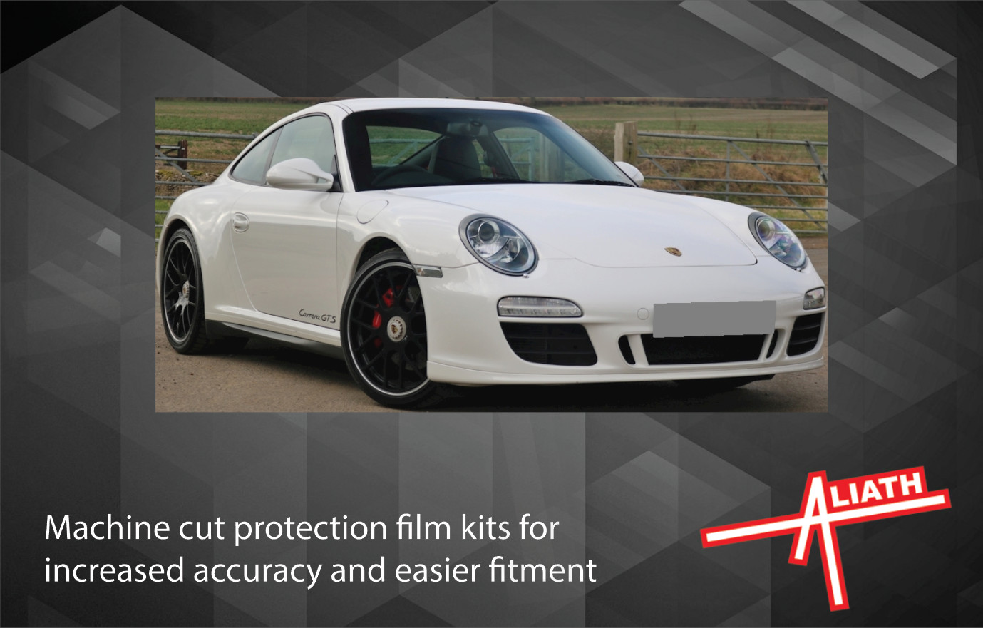 Fits Porsche 911 (997) GTS 09-12 F Bumper Stone Chip Guard Paint Protection film