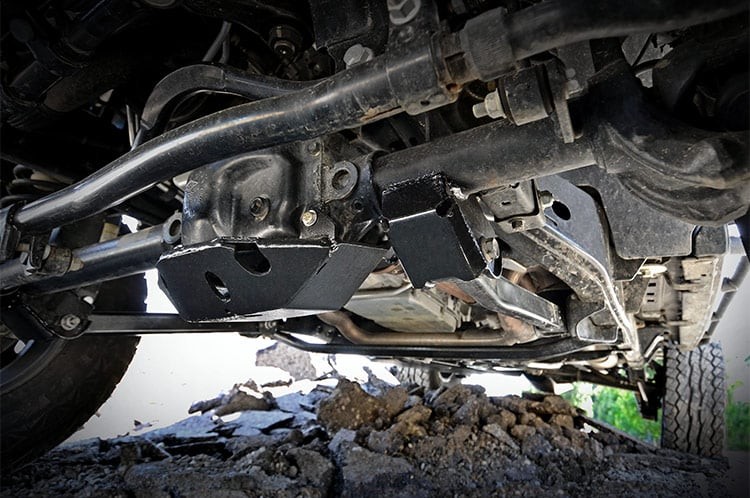 Rough Country Dana 30 Front Differential Skid Plate-Black, for Wrangler JK; 797