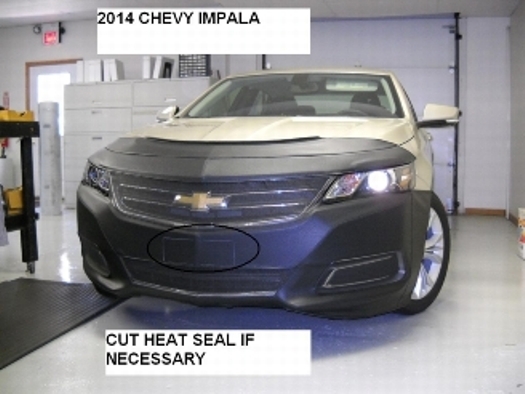 Lebra Front End Mask Bra Fits 00-05 Chevy Impala LS w/Fog Lights Exlude LS Sport