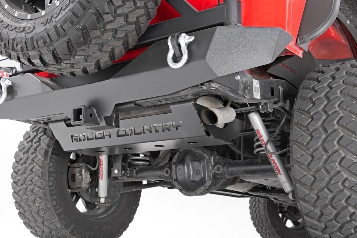 Rough Country For Jeep Muffler Skid Plate 07-18 Wrangler JK 779