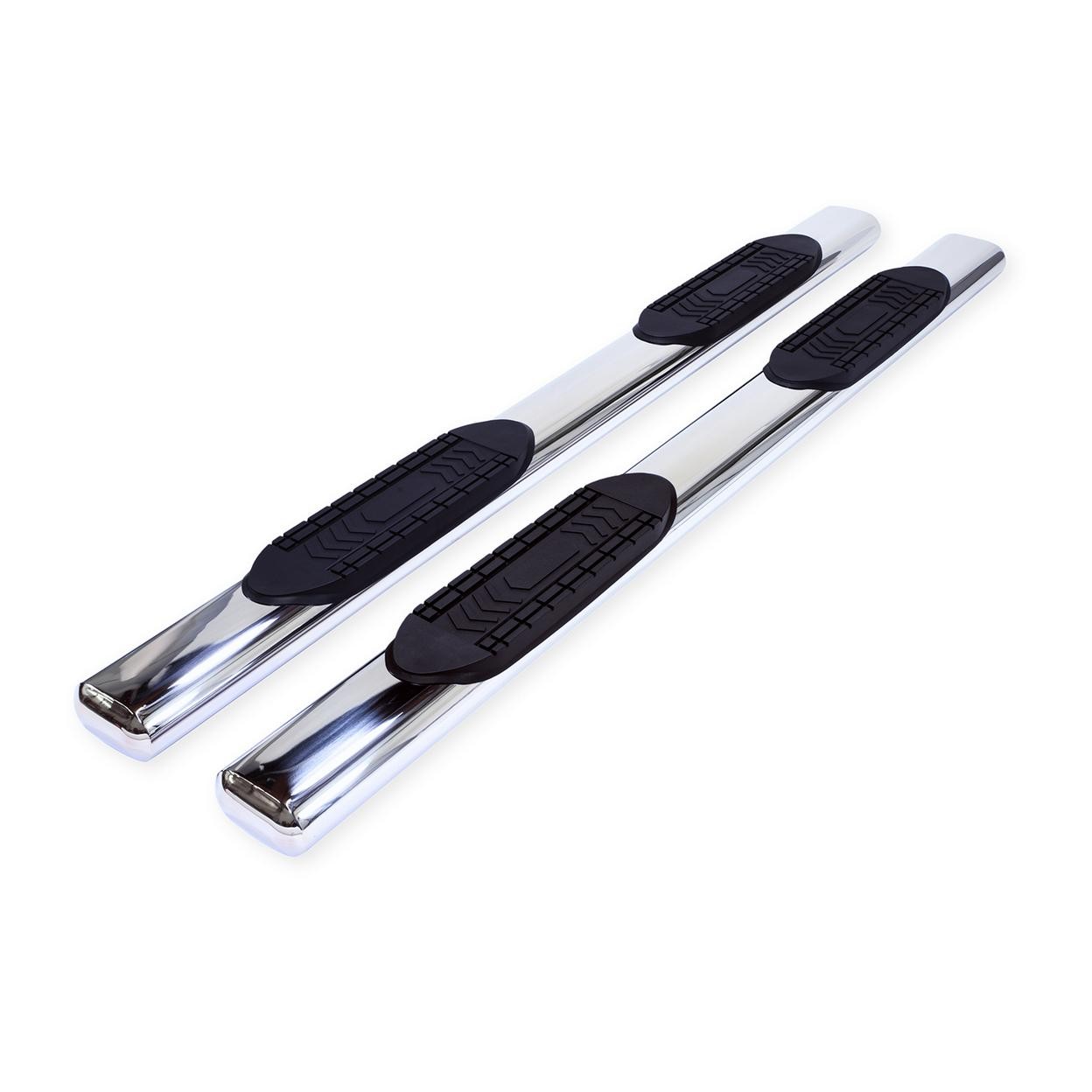 TrailFX A8202S 6 Inch Oval Straight Pol Stainless Steel Frame Body Mount Bolts